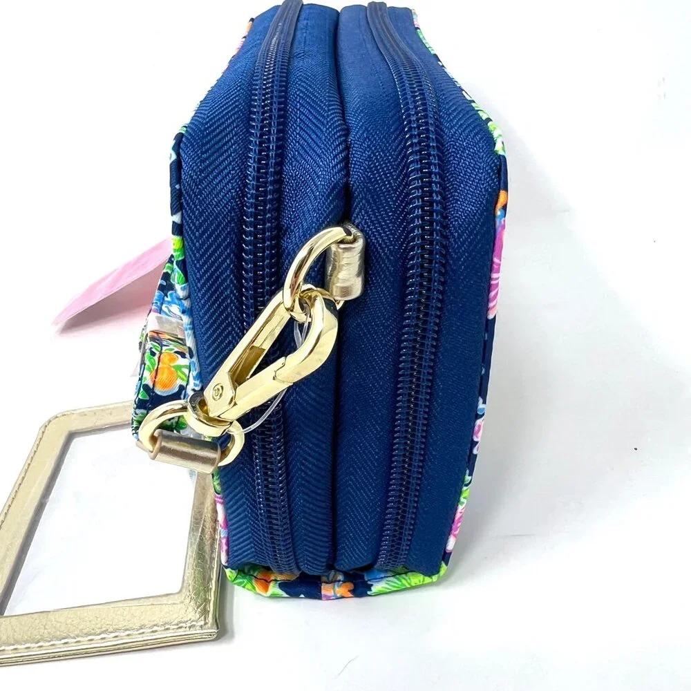 Lilly Pulitzer x Disney Marsten RETIRED Crossbody Purse Floral W/ Mirror NWT - Picture 4 of 14